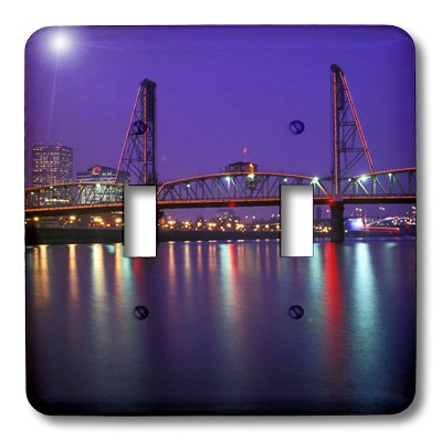 Interrupteur à bascule double Hawthorne Bridge Willamette River US38 JMI0673