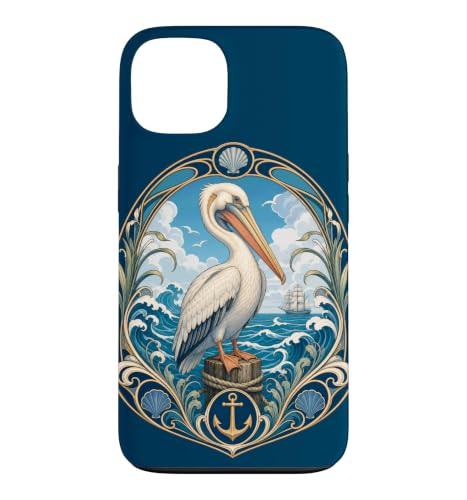 Coastal Pelican �A�[���k�[�{�[ �I�[�V�����o�[�h�A���J�[ �X�}�z�P�[�X iPhone 13 �p