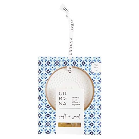 Urbana 5986 Home Collection Fragrance Ceramic Stone Diffuser Salt + Sand Cover