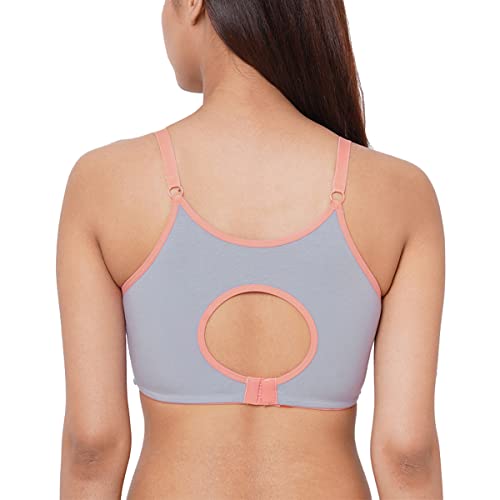 Image of Inner Sense Organic Cotton Bamboo Nursing Bra for Women I Non Padded Feeding Bra with Keyhole Back and Wire Free I Maternity Innerwear with Full Coverage (Combo Pack)