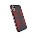 Speck Products CandyShell Grip Cell Phone Case for iPhone XS/iPhone X - Charcoal Grey/Dark Poppy Red