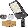 HYPERLITE 200W LED Parking Lot Light, 30000LM Dusk to Dawn Parking Lot Light Pole with Slip Fitter, 5000K IP65 Waterproof Outdoor Commercial Area Lighting for Driveways, Sport, Barn, UL Listed