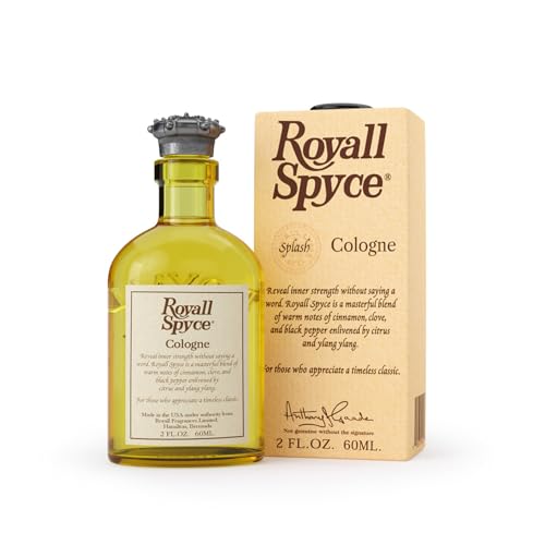 ROYALL SPYCE, Men's Heritage Cologne, Warm Spiced Fragrance – 2 oz Splash