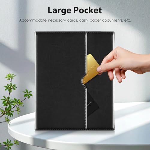 Image of DTTO for iPad 9th /8th /7th Generation 10.2 inch Case 2021 /2020 /2019 with Keyboard, 7 Colors Backlit Wireless Detachable Keyboard Premium Leather Folio Cover with Pencil Holder & Pocket, Black