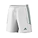 adidas - Pantaloncini da Uomo Squadra13, Bianco (White/Twilight Green), S