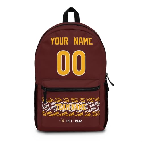Image of W School Backpack Custom Gifts for Boys Girls Teens