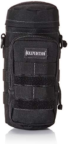 Maxpedition Bottle Holder, Black , 10 -Inch x 4 -Inch