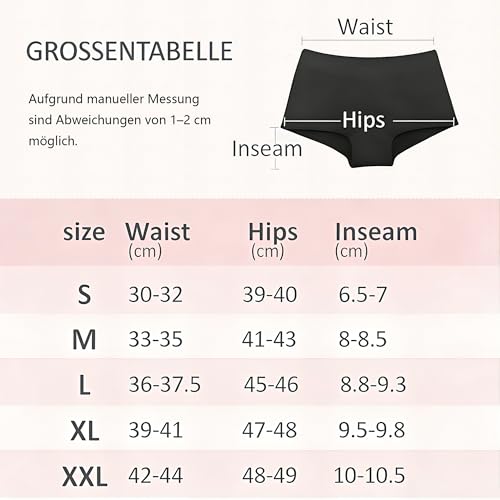 Calzoncillos de algodón suaves y transpirables Libella pack ropa interior mujer 5