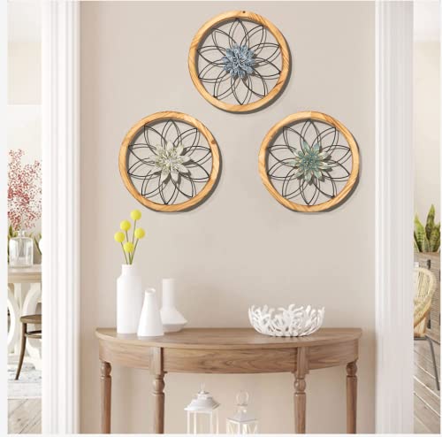 FGstyle-3-Pieces-Ultra-thick-Farmhouse-Wall-Decor-Rustic-Home-Decor-Farmhouse-Hanging-Decoration-for-OutdoorBedroom-Living-Room-Bathroom-KitchenIndoorBrown FGstyle 3 Pieces Ultra thick Farmhouse Wall Decor Rustic Home Decor Farmhouse Hanging Decoration for OutdoorBedroom Living Room Bathroom KitchenIndoorBrown