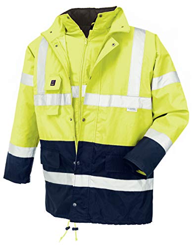 Warnschutz-Parka Calgary wasserdichte, winddichte Arbeitsjacke gelb XXL