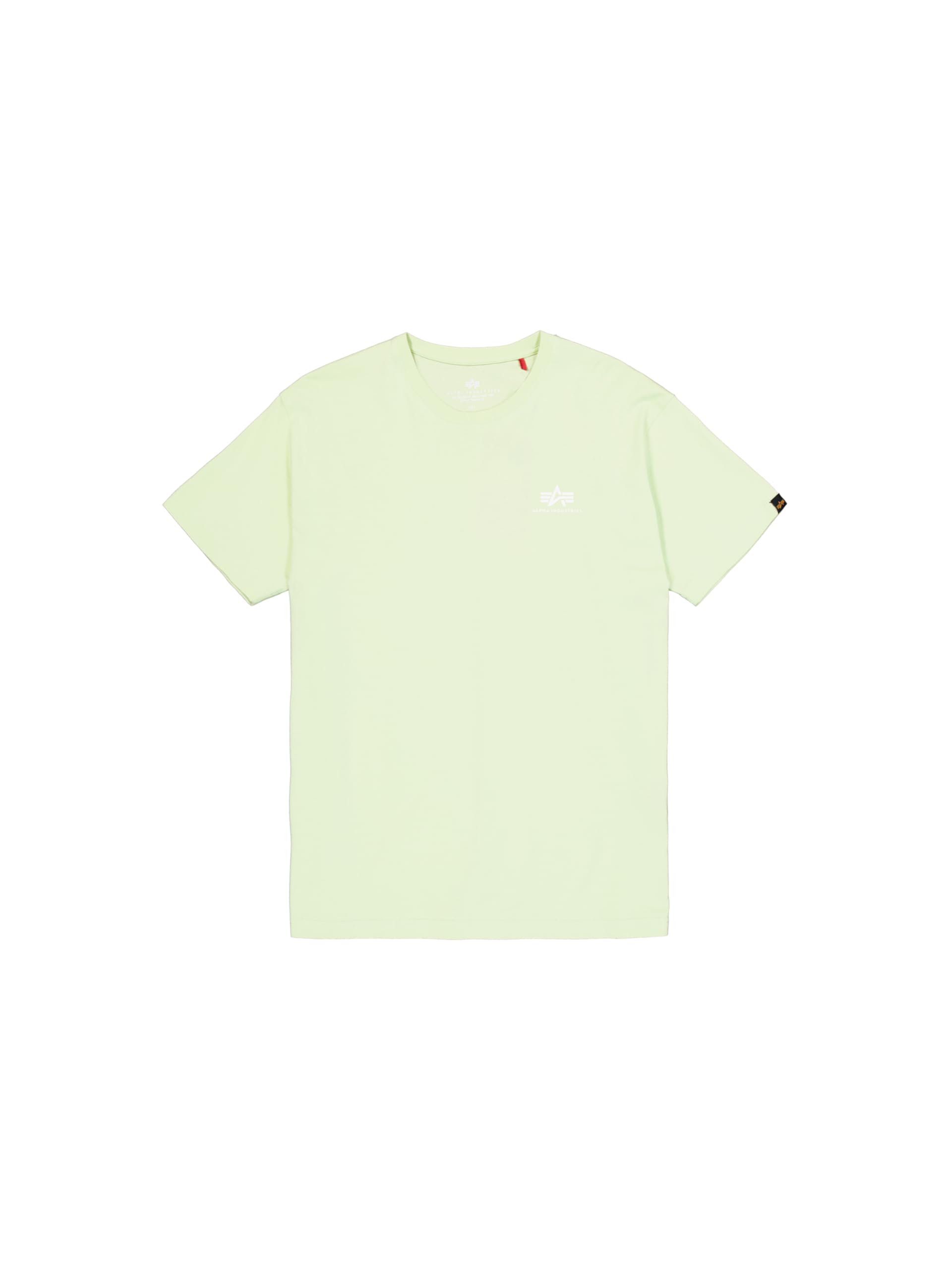 Alpha Industries Men's Basic T Small Logo, Arctic Lime, XL