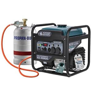 Könner&Söhnen KS 4500iG Invertergenerator Gas/Benzin 4500W stromgenerator