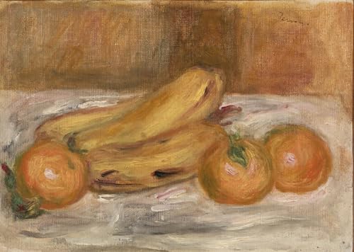 Poster Graffiti Renoir Oranges et bananes 60x90cm pour decoration maison moderne