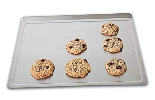 360 Stainless Steel Cookie Sheet Large, Handcrafted In The Usa, 5 Ply, Stainless Steel Bakeware. (Large 18 Inch X 14 Inch) #TOP27