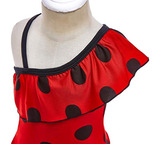 Lito Angels Girls Ladybug Polka Dots Swimsuit Bathing Suit Swimwear Swimsuit One Piece4