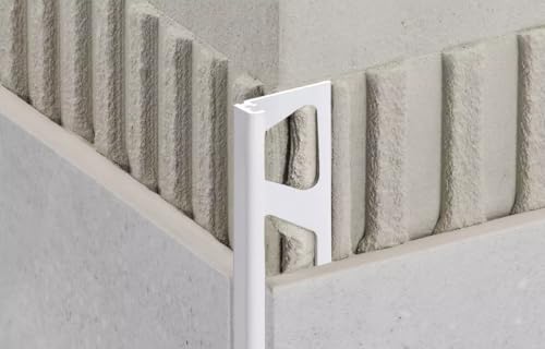 Schluter Jolly Profilo Angolare per Piastrelle, Alluminio Anodizzato, Modello J100AE ML2.50