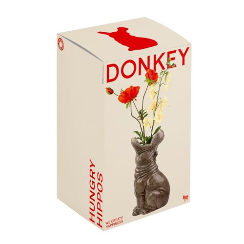 Florero de hipopótamo grande en formato maxi para decorar mesas de comedor 8
