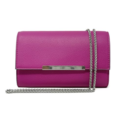 Image of AFKOMST Clutch Purses for Women Small Convertible Wristlet and Evening Bag | Vegan Leather, Fits 6.7-inch Phone /Passport, Versatile for Formal Events /Prom /Wedding /Cocktail /Night Out /Daily Use