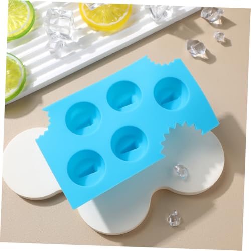 3 moldes de silicona para cubitos de hielo con forma de aletas de tiburón miniatura 6