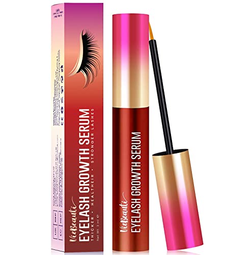 VieBeauti Premium Eyelash Growth Serum: lash Serum Enhancement, Eyelash Serum Promotes Appearance of Longer, Thicker, Healthier and Stronger Lashes, Irritation-Free, Starter Supply (3ML)