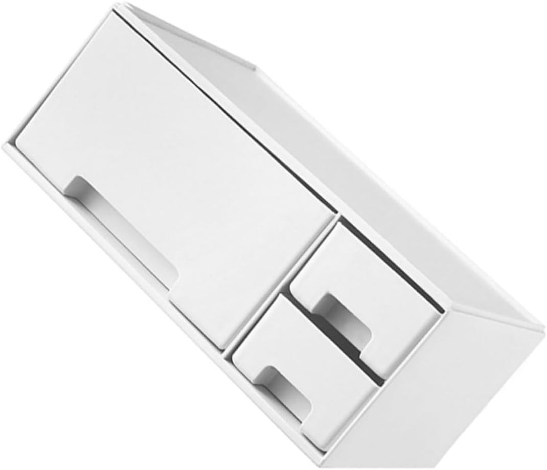 1pc White Computer Monitor Stand Heightening Rack for Office and Home Multifunctional Desktop Organizer and Laptop Display Holder Storage