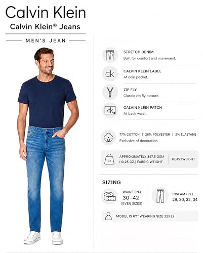 Image of Calvin Klein Men's Slim High Stretch Jeans