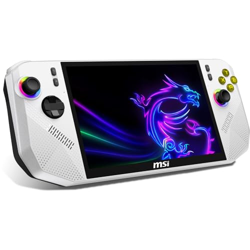 Image of [2026] MSI Claw A8 BZ2EM-070US (AMD Ryzen Z2 Extreme, 24GB RAM, 4TB NVMe SSD, 8 inch FHD+ 120Hz, Windows 11) Gaming Handheld - White
