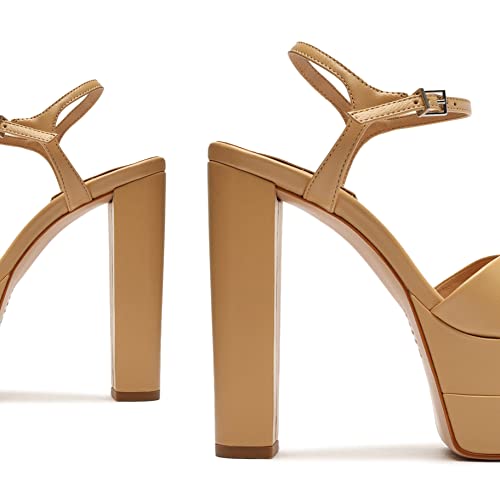 Image of SCHUTZ Keefa High Platform Sandal, Light Nude
