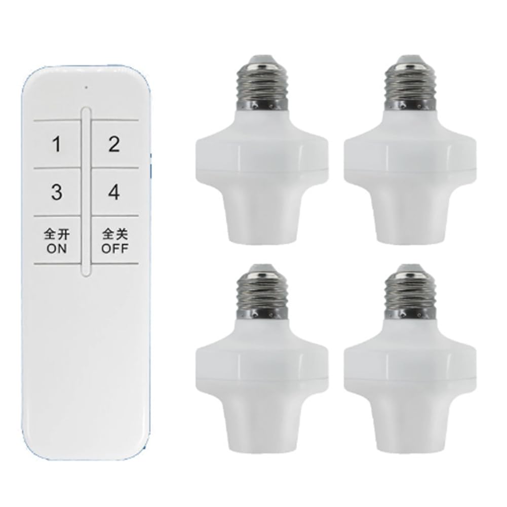 CTRLZS E27 Wireless Remote Control Light Lamp Holder Smart Bulb Adapter LED Lamp Holdere Smart Device for LED Bulb