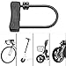 REElua Anti Theft Bike U with for Road and Mountain Bike Heavy Duty Accessories Safe Anti Theft U Shape