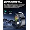 Smart Rings for Men Women Health Ring Fitness Tracker Heart Rate Monitor Sleep Tracker Pedometer Calories Step Counter Waterproof Rings Compatible with iOS Android Phones