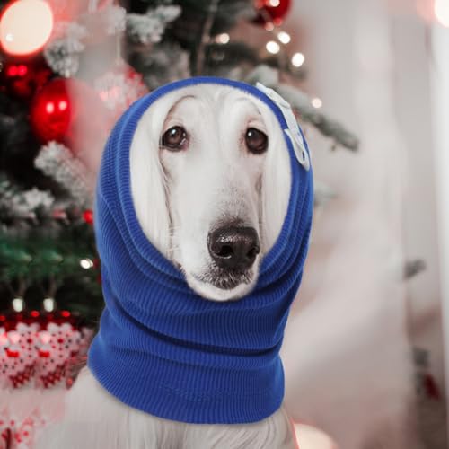 ROZKITCH Moletom com capuz calmante para orelhas de cachorro, envoltório de orelha para cachorro gat