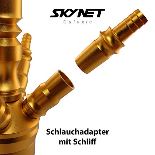 Skynet® Galaxie Shisha Set Hookah 65 cm + Zubehör | Wasserpfeife Komplett Set Molassefänger Hygienemundstücke Schlauch… – Bild 5