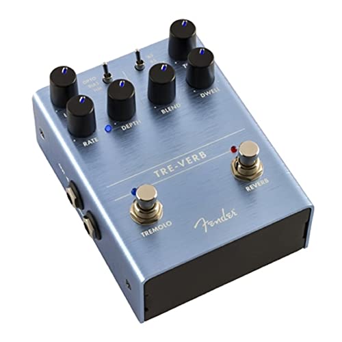Fender Tre-Verb Digital Reverb/Tremolo Pedal, Stocking Stuffers, Guitar Accessories - image 2