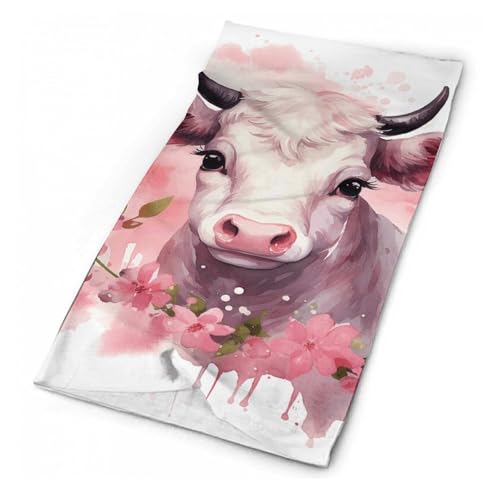 Balaclava elástica A Little Cow para clima frío, pasamontañas y bufanda para cuello, bandana cortaviento para hombres y mujeres, para motocicleta, ciclismo, esquí y fiestas miniatura 1