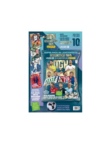 Panini La Liga Megacracks 2025/26, Colección Oficial de Trading Cards con Series Especiales Elite, Vértigo y Master