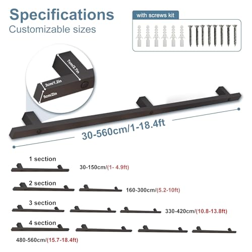 Rambarde d'escalier design fer forgé gris | Sécurité haut de gamme