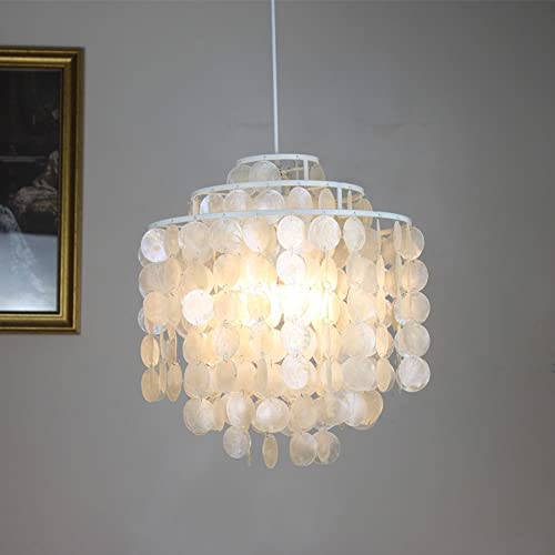 Lampe de vie nordique salon style carillon vent suspension blanche E27
