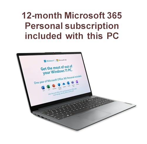 Image of Lenovo IdeaPad 15.6 inch Laptop Computer for Business and Student | Intel Core | 1 Year Office 365 | 36GB RAM | 1TB SSD + 128GB eMMC | 1TB Cloud Storage | 11HR Battery | Win 11 | WOWPC Recovery USB