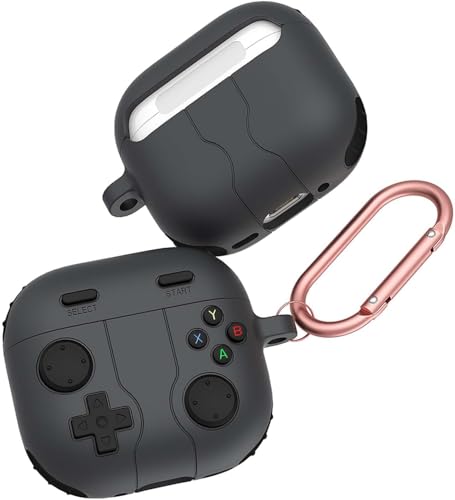 For Galaxy Buds3 FE�C���z�� �p �P�[�X �V���R���ی�P�[�X�yHUKWIMO�z�J���r�i�t��+�X�g���b�v ��LED���C�g ���C�����X�[�d�Ή� �S�ʕی� �ϏՌ��� �h�� �h�o �y�� �L�Y�h�~ �����h�~�ی� [�u���b�N ]