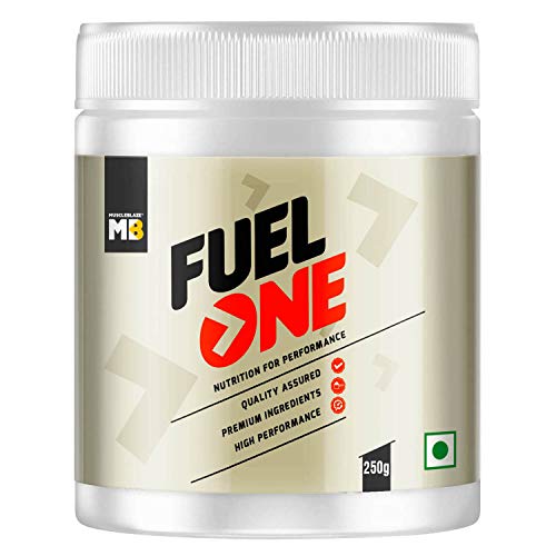 Image of MuscleBlaze Fuel One Whey Protein, Chocolate, 1 kg / 2.2 lb with BCAA, Fruit Punch, 250 g / 0.55 lb (Combo Pack)