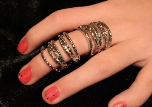 CAGE ARMOR HINGED RING WITH LAYERS AND LAYERS - SUPER RARE SIZE 8
