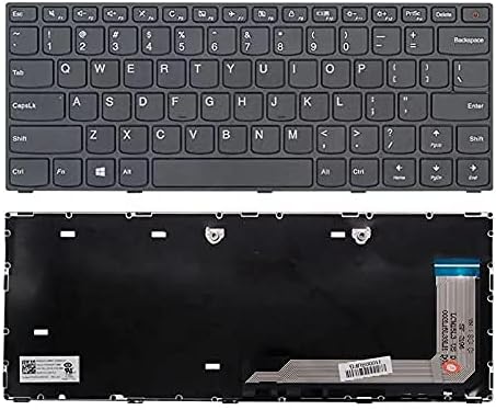 Wefly Laptop Keyboard Compatible for Lenevo E41 25 E41 15 Lenovo IdeaPad 110-14 110-14isk 310-14 310S-14 510-14 510S-14 E41-15 110-14ibr (with On/Off)
