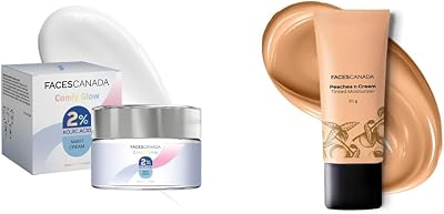 2% Kojic Acid Comfy Glow Night Cream with Niacinamide & Alpha Arbutin for Skin Brightening (25 gm) & Tinted Moisturizer - Peaches N Cream - Beige 02, 35g