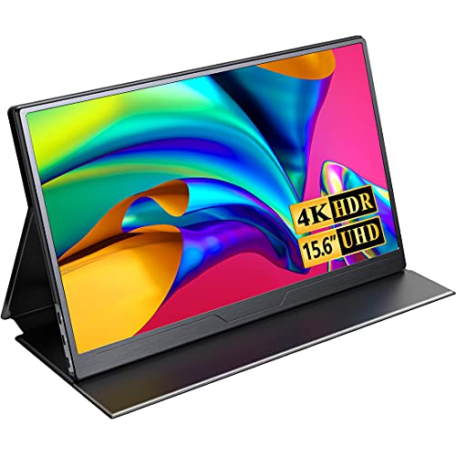 モバイルモニター Uperfect 4K 15.6インチ 3840*2160 100%sRGB モバイルディスプレイ VESA対応 PS4/XBOX/Switch対応 液晶モニター 保護カバー付き