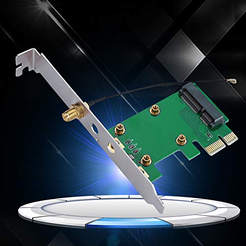 Estink Mini PCI E a PCI E Adaptador, tarjeta riser Mini PCI E a PCI E para tarjetas de red externas miniatura 3