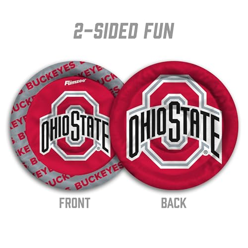 Image of YouTheFan NCAA Ohio State Buckeyes Flimzee Bean-Bag Flying Disc