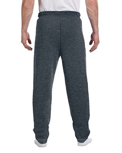Image of Jerzees Men's NuBlend Fleece Elastic Bottom Sweatpants, Relaxed Fit, Cotton Blend