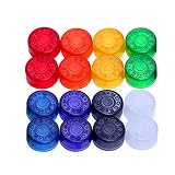 SHENGSUI 16PCS Guitar Effect Pedal Footswitch Toppers for Guitar Effect Pedal Protection Cap