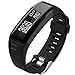 Oenfoto Compatible Garmin Vivosmart HR Replacement Bands, Soft Silicone Bracelet Sport Wristband Strap Accessories with Screwdriver for Garmin Vivosmart HR-Black